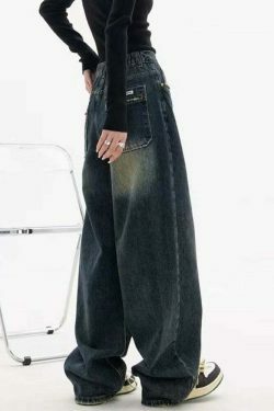 Y2K Aesthetic Flair: Coquette Denim Cargo Skirt for Women - Grunge Style with a Touch of Pastel Goth
