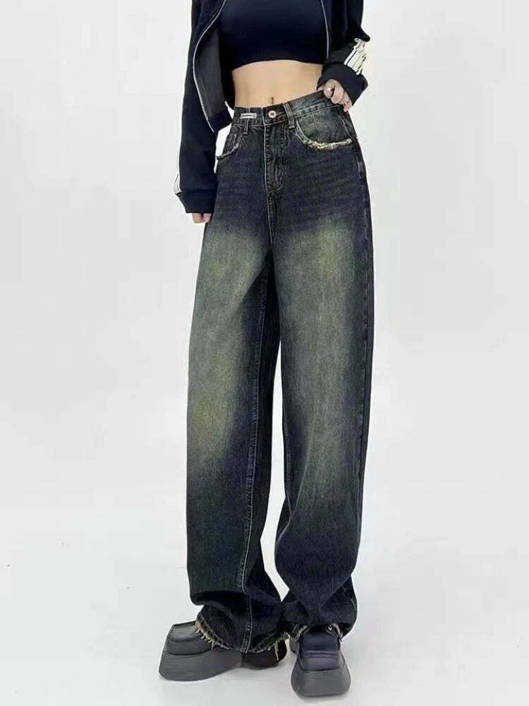 Y2K Aesthetic Flair: Coquette Denim Cargo Skirt for Women - Grunge Style with a Touch of Pastel Goth