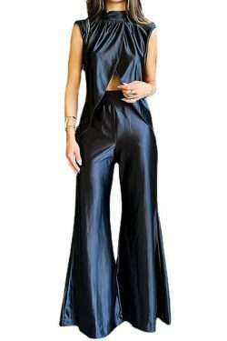Y2K Aesthetic Flared Suit Set - Coquette & Grunge Style Two-Piece Outfit for Women