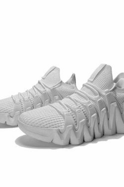 Y2K Aesthetic Flexi Run Mesh Sneakers - Coquette & Grunge Style Cute Tops for Women