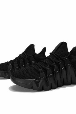 Y2K Aesthetic Flexi Run Mesh Sneakers - Coquette & Grunge Style Cute Tops for Women