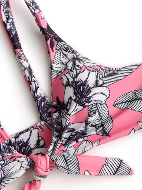 Y2K Aesthetic Floral Knot Scrunch Butt Bikini - Coquette Style for Women's Fashion Y2K Aesthetic Floral Knot Scrunch Butt Bikini - Coquette Style for Women's Fashion