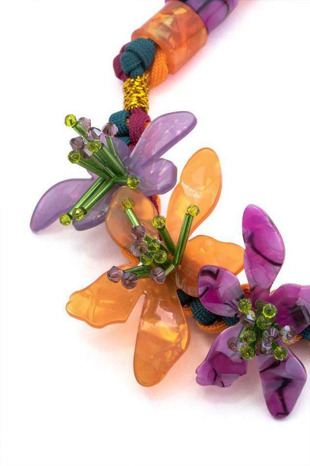 Y2K Aesthetic Flower Necklace - Coquette Style Grunge Fashion Jewelry for Women Y2K Aesthetic Flower Necklace - Coquette Style Grunge Fashion Jewelry for Women