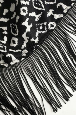 Y2K Aesthetic Fringe Hem Wrap Mini Skirt - Coquette Style Grunge Outfit