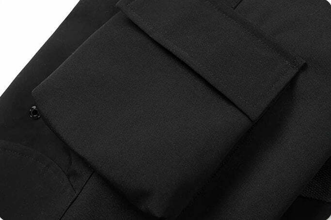 Y2K Aesthetic Futuristic Utility Cargo Jacket for Niche Women Fashion Y2K Aesthetic Futuristic Utility Cargo Jacket for Niche Women Fashion