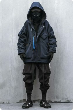 Y2K Aesthetic Futuristic Utility Cargo Jacket for Niche Women Fashion