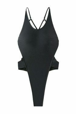 Y2K Aesthetic Gemstone Backless Bikini - Coquette & Grunge Style Women's Fashion