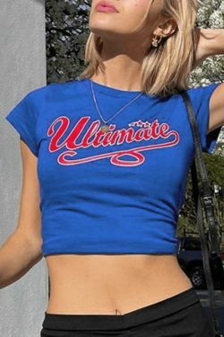 Y2K Aesthetic Graphic Crop Top - Coquette & Grunge Style, Cute Pastel Goth Fashion