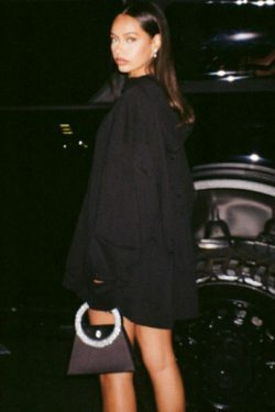 Y2K Aesthetic Grunge Style Black Hoodie for Women - Coquette Fashion with Pastel Goth and Emo Vibes