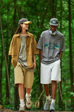 Y2K Aesthetic Grunge Style Cargo Skirt - Coquette Fashion Women's Workwear Carpenter Shorts