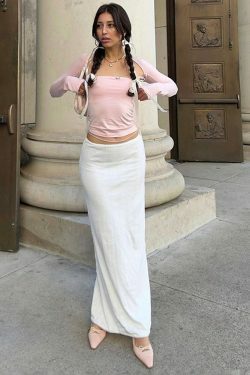 Y2K Aesthetic Hallie Versatile Tube Top - Coquette Style for Women's Fashion