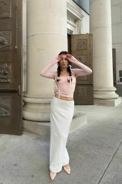 Y2K Aesthetic Hallie Versatile Tube Top - Coquette Style for Women's Fashion