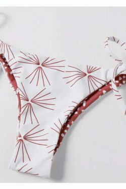 Y2K Aesthetic Halter Bikini Set - Unique Print for Niche Women Fashion