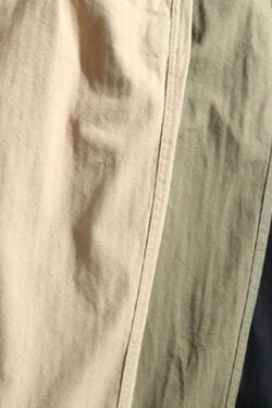 Y2K Aesthetic Herringbone Twill Tapered Pants for Women - Coquette & Grunge Style Cargo Skirt