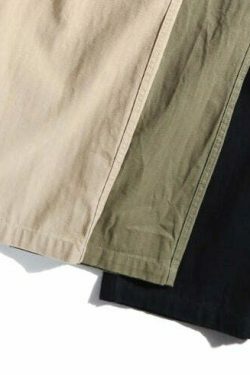 Y2K Aesthetic Herringbone Twill Tapered Pants for Women - Coquette & Grunge Style Cargo Skirt