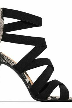 Y2K Aesthetic High-Heeled Strapless Sandal for Niche Women Fashion