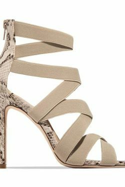 Y2K Aesthetic High-Heeled Strapless Sandal for Niche Women Fashion