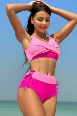 Y2K Aesthetic High Waist Bikini for Women - Sexy and Stylish Retro Swimwear