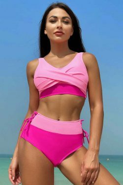 Y2K Aesthetic High Waist Bikini for Women - Sexy and Stylish Retro Swimwear