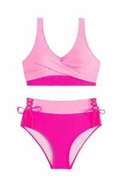 Y2K Aesthetic High Waist Bikini for Women - Sexy and Stylish Retro Swimwear