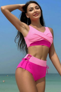 Y2K Aesthetic High Waist Bikini for Women - Sexy and Stylish Retro Swimwear