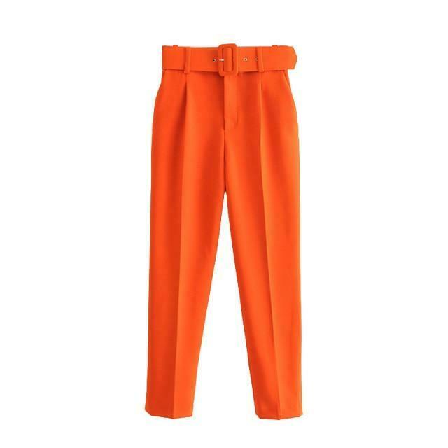 Y2K Aesthetic High Waist Cargo Pants with Belt - Coquette Grunge Fashion for Women