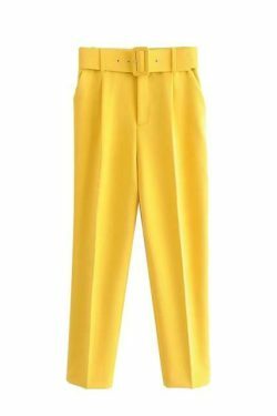 Y2K Aesthetic High Waist Cargo Pants with Belt - Coquette Grunge Fashion for Women