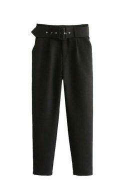 Y2K Aesthetic High Waist Cargo Pants with Belt - Coquette Grunge Fashion for Women