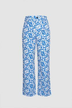 Y2K Aesthetic High Waisted All-Over Print Cargo Skirt for Women - Coquette Style Grunge Fashion