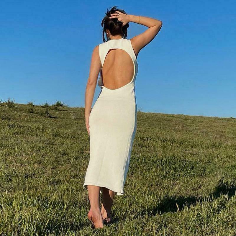 Y2K Aesthetic Holiday Backless Bodycon Dress - Coquette Grunge Fashion & Pastel Goth Vibes Y2K Aesthetic Holiday Backless Bodycon Dress - Coquette Grunge Fashion & Pastel Goth Vibes