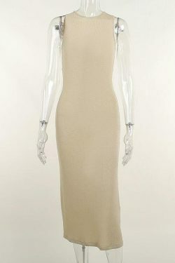 Y2K Aesthetic Holiday Backless Bodycon Dress - Coquette Grunge Fashion & Pastel Goth Vibes