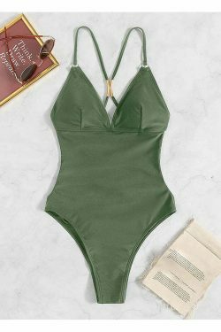 Y2K Aesthetic Hollow Backless Bikini - Coquette Style Grunge Fashion for Women