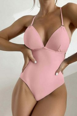 Y2K Aesthetic Hollow Backless Bikini - Coquette Style Grunge Fashion for Women