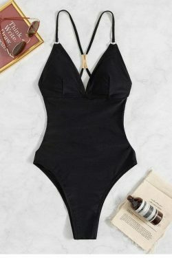 Y2K Aesthetic Hollow Backless Bikini - Coquette Style Grunge Fashion for Women