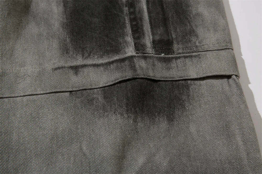 Y2K Aesthetic Industrial Wash Baggy Cargo Jeans - Vintage-inspired Coquette Style Women's Fashion Y2K Aesthetic Industrial Wash Baggy Cargo Jeans - Vintage-inspired Coquette Style Women's Fashion