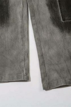 Y2K Aesthetic Industrial Wash Baggy Cargo Jeans - Vintage-inspired Coquette Style Women's Fashion