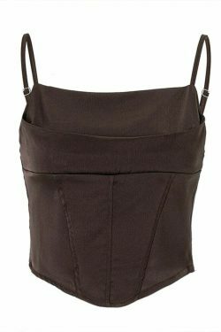 Y2K Aesthetic Jane Backless Crop Top in Coquette Style for Women Fashion