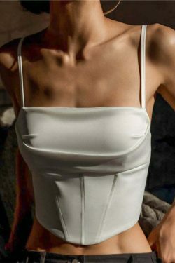 Y2K Aesthetic Jane Backless Crop Top in Coquette Style for Women Fashion