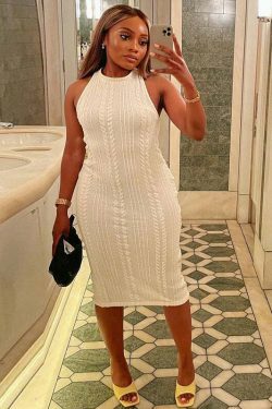 Y2K Aesthetic Knitted Sleeveless Dress - Coquette Style Women's Fashion