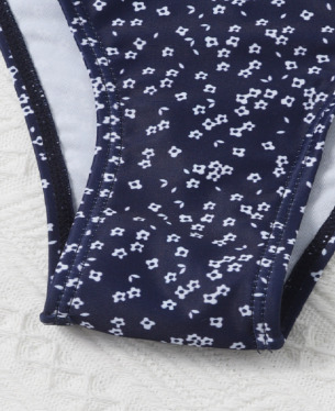 Y2K Aesthetic Lace-Up Backless Floral Bikini - Coquette Grunge Style for Women Y2K Aesthetic Lace-Up Backless Floral Bikini - Coquette Grunge Style for Women