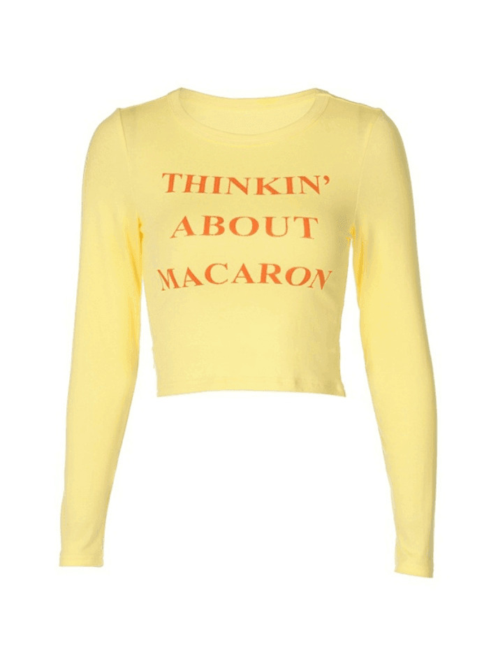 Y2K Aesthetic Letter Print Crop Tee: Coquette & Grunge Style, Cute Tops, Pastel Goth, Cargo Skirt Y2K Aesthetic Letter Print Crop Tee: Coquette & Grunge Style, Cute Tops, Pastel Goth, Cargo Skirt