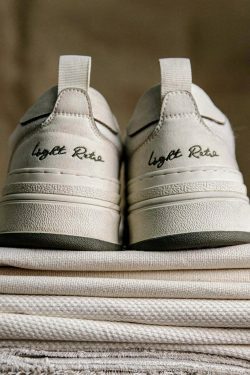 Y2K Aesthetic Linen Sneakers - Retro Style for Women's Fashion