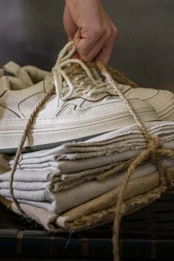 Y2K Aesthetic Linen Sneakers - Retro Style for Women's Fashion