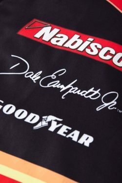 Y2K Aesthetic Logo Graphic Oversized Varsity Jacket for Women - Coquette & Grunge Style Fashion