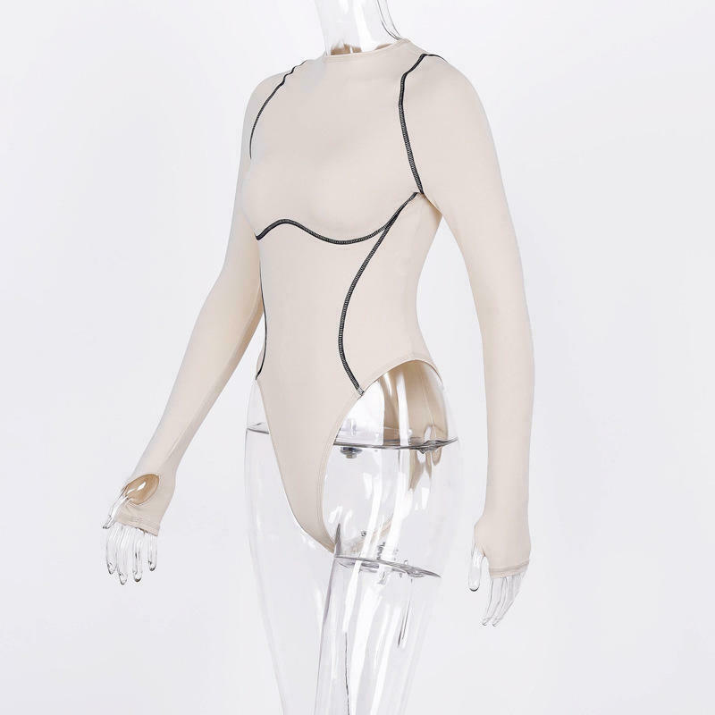 Y2K Aesthetic Long-Sleeved Bodysuit: Coquette Grunge with Pastel Goth & Old Money Vibes Y2K Aesthetic Long-Sleeved Bodysuit: Coquette Grunge with Pastel Goth & Old Money Vibes