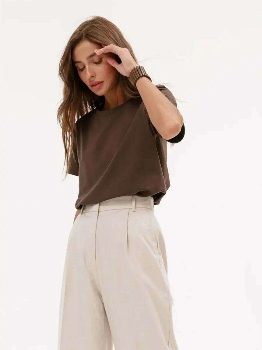 Y2K Aesthetic Loose T-Shirt - Coquette & Grunge Style, Cute Tops, Past Y2K Aesthetic Loose T-Shirt - Coquette & Grunge Style, Cute Tops, Past