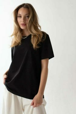 Y2K Aesthetic Loose T-Shirt - Coquette & Grunge Style, Cute Tops, Past