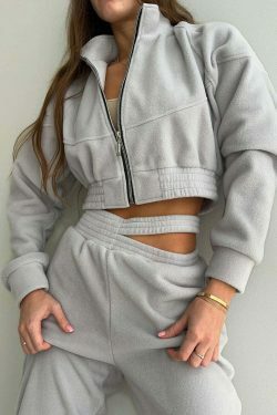 Y2K Aesthetic Lounge Set: Coquette Style Cargo Skirt & Comfy Hoodie for Women - Grunge Fashion