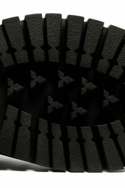 Y2K Aesthetic Matte Black Chunky Derby Shoes - Coquette Style Grunge Fashion Statement