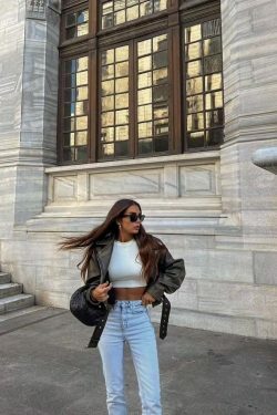 Y2K Aesthetic Maven Faux Leather Jacket - Coquette Grunge with Old Money Elegance